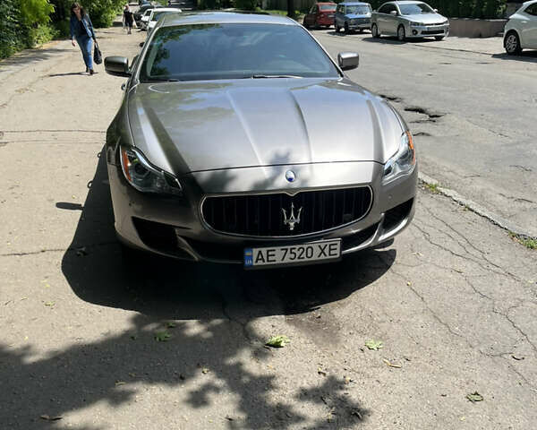 Коричневий Мазераті Quattroporte, об'ємом двигуна 3 л та пробігом 77 тис. км за 40000 $, фото 1 на Automoto.ua