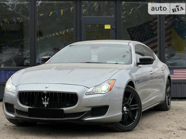 Сірий Мазераті Quattroporte, об'ємом двигуна 3 л та пробігом 165 тис. км за 26900 $, фото 1 на Automoto.ua