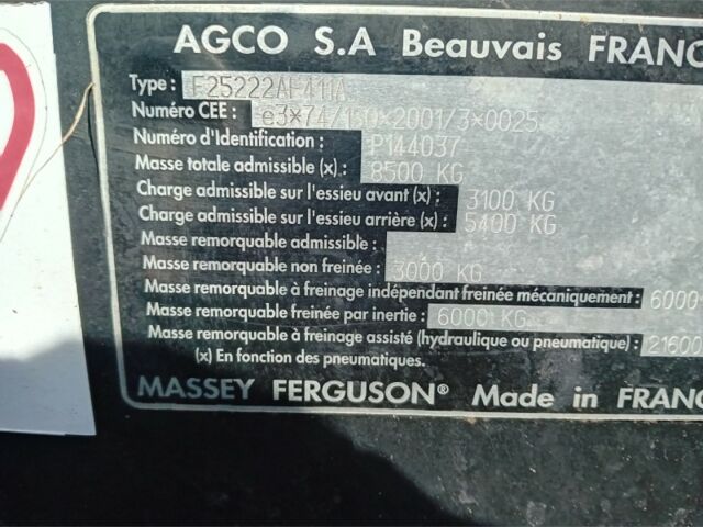 Массей Фергюсон Другая 2005 у Києві на Automoto.ua Массей Фергюсон Другая, об'ємом двигуна 0 л та пробігом 0 тис. км за 24473 $, фото 7 на Automoto.ua
