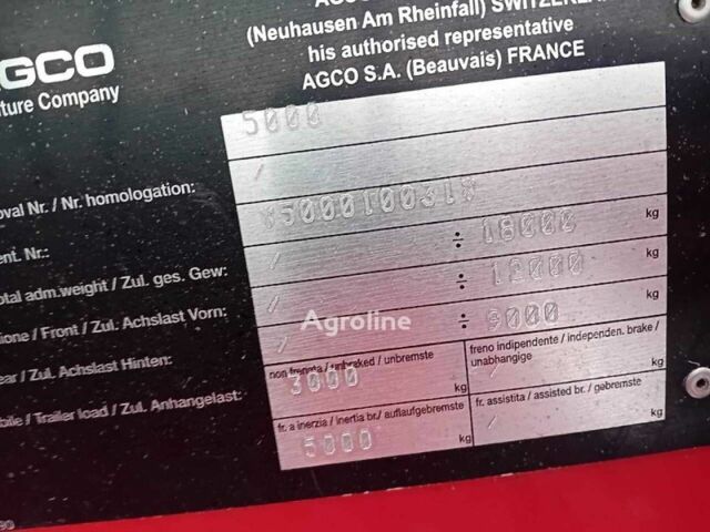 Массей Фергюсон Другая, объемом двигателя 0 л и пробегом 0 тыс. км за 56678 $, фото 11 на Automoto.ua