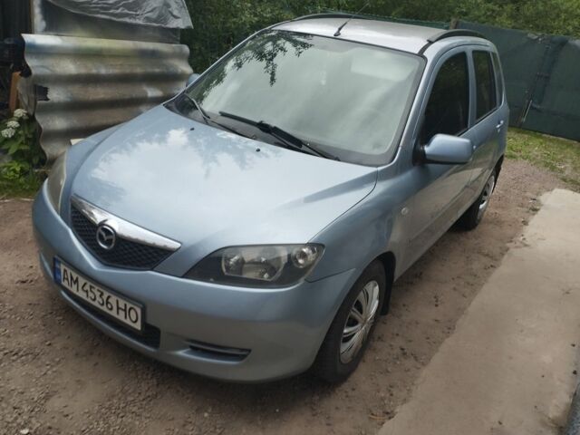 Серый Мазда 2, объемом двигателя 1.4 л и пробегом 230 тыс. км за 2900 $, фото 1 на Automoto.ua