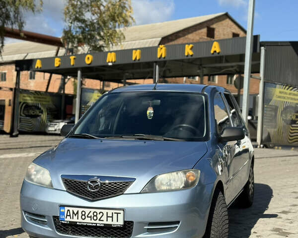 Синий Мазда 2, объемом двигателя 1.39 л и пробегом 142 тыс. км за 4700 $, фото 2 на Automoto.ua