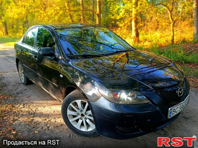 Черный Мазда 3, объемом двигателя 1.6 л и пробегом 124 тыс. км за 2950 $, фото 1 на Automoto.ua