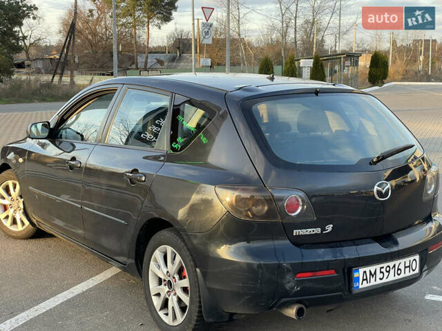 Черный Мазда 3, объемом двигателя 1.6 л и пробегом 360 тыс. км за 4600 $, фото 7 на Automoto.ua