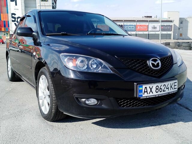 Черный Мазда 3, объемом двигателя 1.6 л и пробегом 206 тыс. км за 5200 $, фото 1 на Automoto.ua