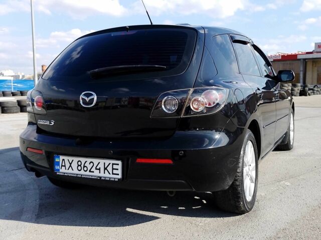 Черный Мазда 3, объемом двигателя 1.6 л и пробегом 206 тыс. км за 5200 $, фото 2 на Automoto.ua