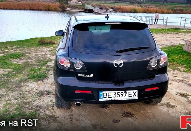 Черный Мазда 3, объемом двигателя 1.6 л и пробегом 193 тыс. км за 5000 $, фото 2 на Automoto.ua