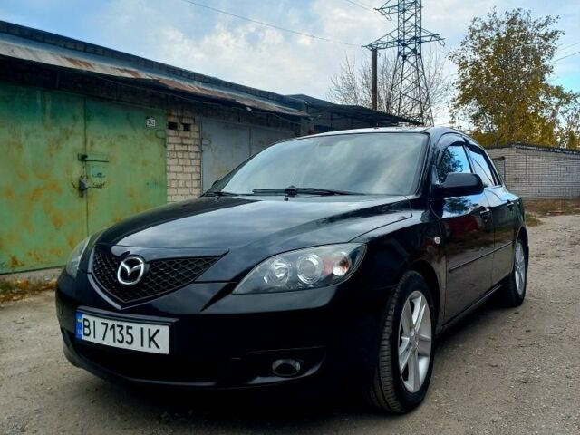 Мазда 3 2007 в Днепре (Днепропетровске) на Automoto.ua Черный Мазда 3, объемом двигателя 1.6 л и пробегом 220 тыс. км за 4750 $, фото 1 на Automoto.ua