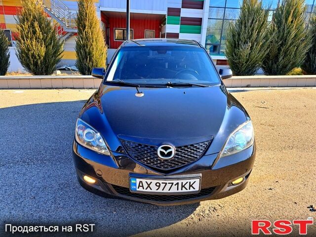 Черный Мазда 3, объемом двигателя 1.6 л и пробегом 176 тыс. км за 5300 $, фото 1 на Automoto.ua