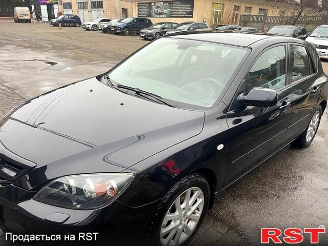 Черный Мазда 3, объемом двигателя 1.6 л и пробегом 202 тыс. км за 5200 $, фото 2 на Automoto.ua