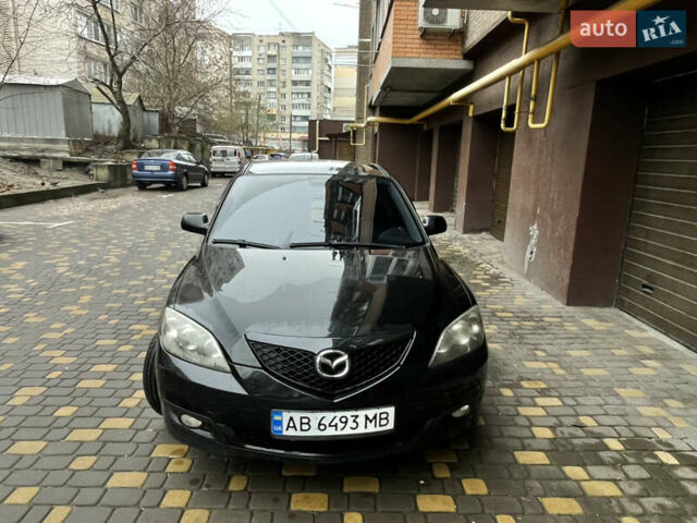 Черный Мазда 3, объемом двигателя 1.6 л и пробегом 210 тыс. км за 5200 $, фото 1 на Automoto.ua