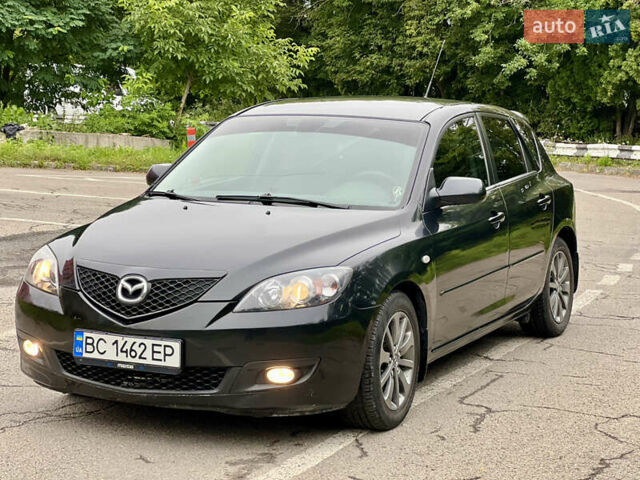 Черный Мазда 3, объемом двигателя 1.6 л и пробегом 165 тыс. км за 4299 $, фото 1 на Automoto.ua