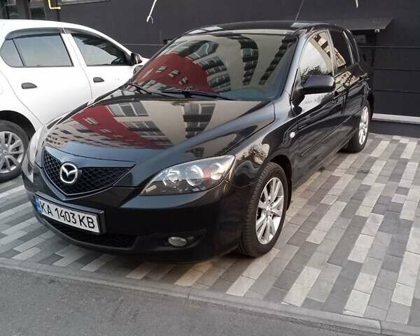 Мазда 3 2008 в Киеве на Automoto.ua Черный Мазда 3, объемом двигателя 1.6 л и пробегом 185 тыс. км за 5800 $, фото 1 на Automoto.ua