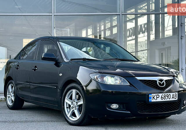 Черный Мазда 3, объемом двигателя 1.6 л и пробегом 224 тыс. км за 5900 $, фото 3 на Automoto.ua