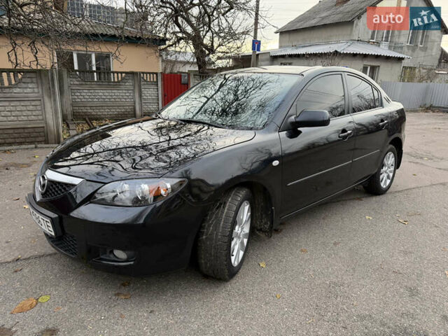 Черный Мазда 3, объемом двигателя 1.6 л и пробегом 189 тыс. км за 4300 $, фото 2 на Automoto.ua
