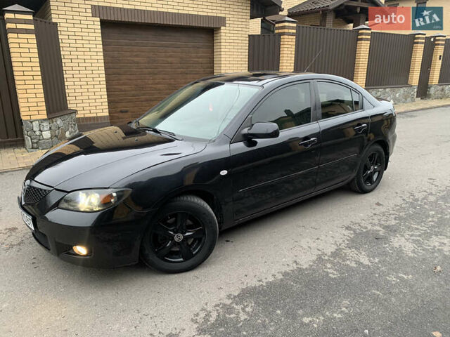 Черный Мазда 3, объемом двигателя 1.6 л и пробегом 200 тыс. км за 4999 $, фото 3 на Automoto.ua