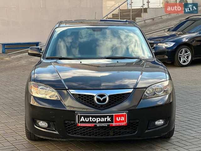 Черный Мазда 3, объемом двигателя 1.6 л и пробегом 232 тыс. км за 6740 $, фото 1 на Automoto.ua