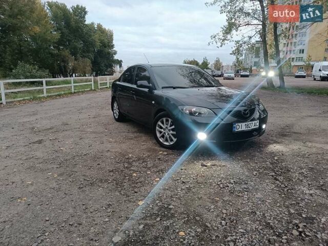 Черный Мазда 3, объемом двигателя 2 л и пробегом 221 тыс. км за 5700 $, фото 2 на Automoto.ua