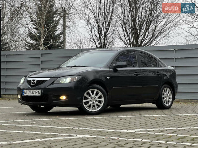 Черный Мазда 3, объемом двигателя 1.6 л и пробегом 256 тыс. км за 5450 $, фото 1 на Automoto.ua