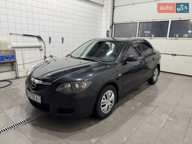 Черный Мазда 3, объемом двигателя 1.6 л и пробегом 222 тыс. км за 5450 $, фото 3 на Automoto.ua