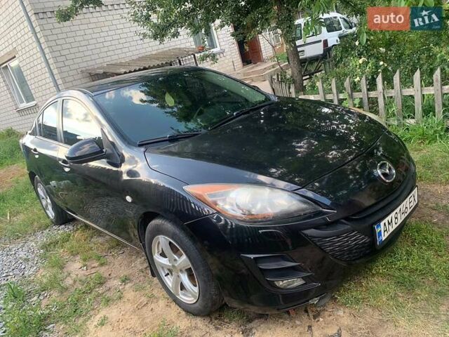 Черный Мазда 3, объемом двигателя 2 л и пробегом 165 тыс. км за 6500 $, фото 2 на Automoto.ua