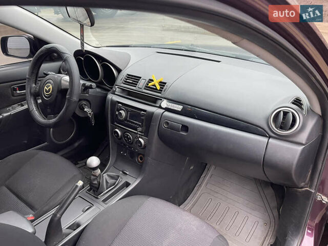 Фіолетовий Мазда 3, об'ємом двигуна 2 л та пробігом 200 тис. км за 3550 $, фото 5 на Automoto.ua