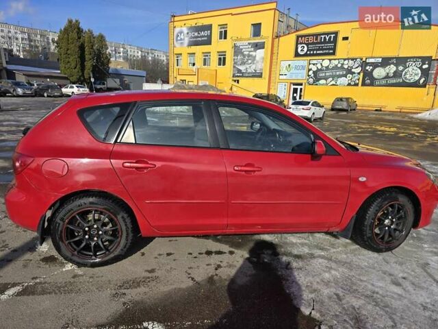 Красный Мазда 3, объемом двигателя 1.6 л и пробегом 202 тыс. км за 4500 $, фото 3 на Automoto.ua