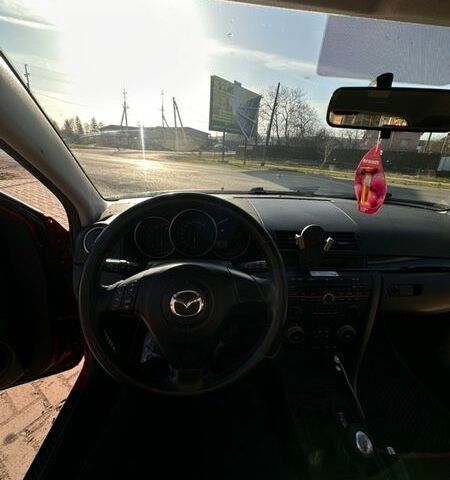 Красный Мазда 3, объемом двигателя 1.6 л и пробегом 194 тыс. км за 4750 $, фото 5 на Automoto.ua