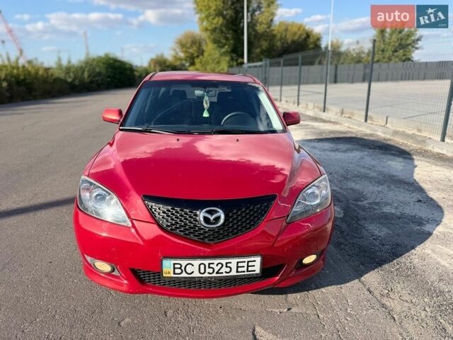 Красный Мазда 3, объемом двигателя 1.6 л и пробегом 280 тыс. км за 3199 $, фото 1 на Automoto.ua
