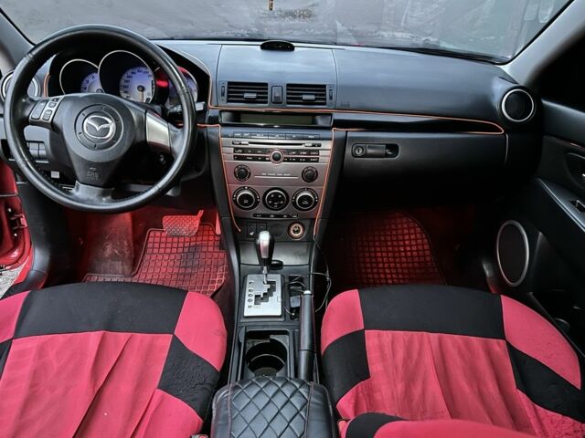 Красный Мазда 3, объемом двигателя 1.6 л и пробегом 149 тыс. км за 6500 $, фото 1 на Automoto.ua