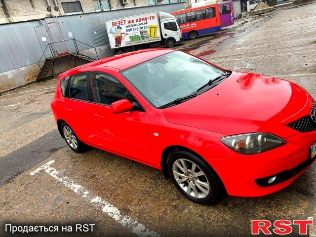 Красный Мазда 3, объемом двигателя 1.6 л и пробегом 104 тыс. км за 6500 $, фото 2 на Automoto.ua