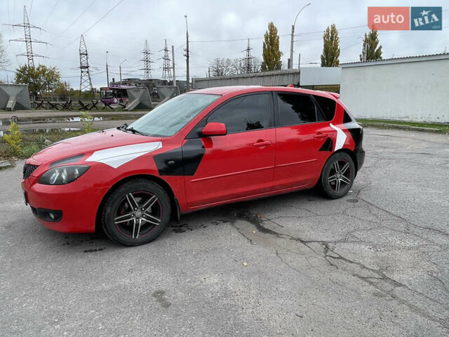 Мазда 3 2007 в Кременчуге на Automoto.ua Красный Мазда 3, объемом двигателя 1.6 л и пробегом 320 тыс. км за 5800 $, фото 3 на Automoto.ua