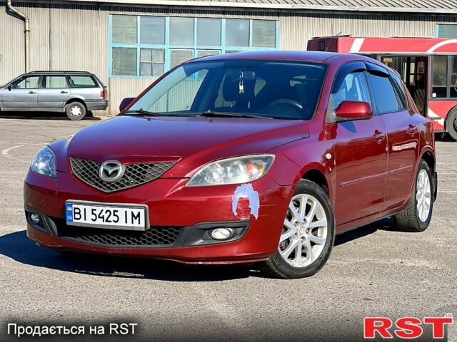 Красный Мазда 3, объемом двигателя 1.6 л и пробегом 222 тыс. км за 4550 $, фото 1 на Automoto.ua