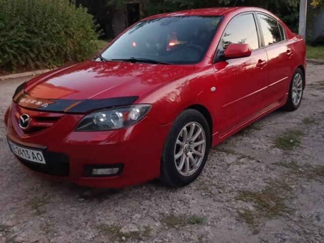 Красный Мазда 3, объемом двигателя 2 л и пробегом 211 тыс. км за 4350 $, фото 1 на Automoto.ua