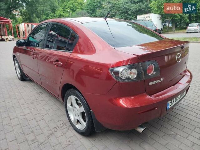 Красный Мазда 3, объемом двигателя 1.6 л и пробегом 238 тыс. км за 6300 $, фото 1 на Automoto.ua