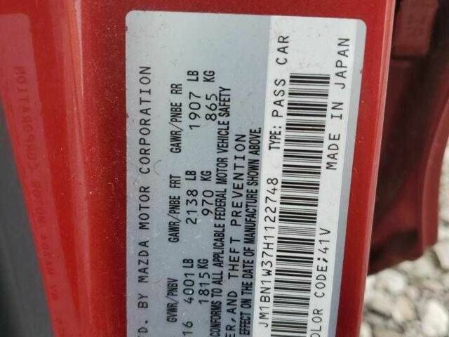 Красный Мазда 3, объемом двигателя 2.5 л и пробегом 109 тыс. км за 2900 $, фото 11 на Automoto.ua