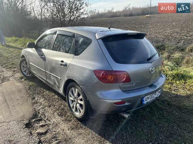 Серый Мазда 3, объемом двигателя 1.6 л и пробегом 467 тыс. км за 3400 $, фото 3 на Automoto.ua