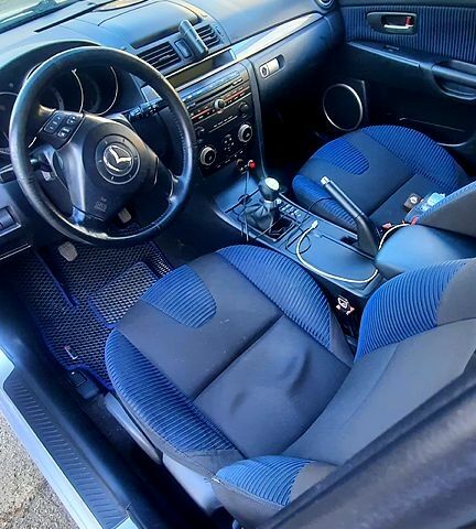 Серый Мазда 3, объемом двигателя 2 л и пробегом 230 тыс. км за 4700 $, фото 8 на Automoto.ua