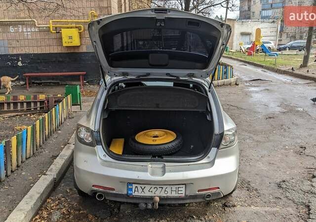 Серый Мазда 3, объемом двигателя 2 л и пробегом 145 тыс. км за 3999 $, фото 14 на Automoto.ua