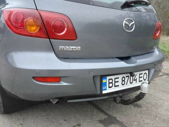 Сірий Мазда 3, об'ємом двигуна 1.6 л та пробігом 244 тис. км за 4500 $, фото 2 на Automoto.ua