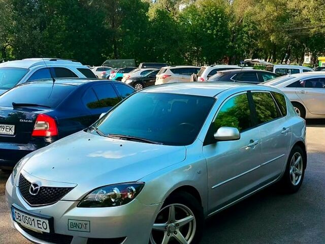 Серый Мазда 3, объемом двигателя 2 л и пробегом 302 тыс. км за 4500 $, фото 2 на Automoto.ua