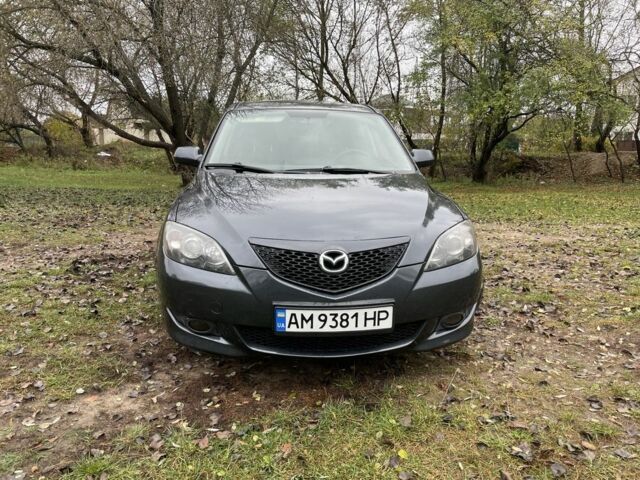 Серый Мазда 3, объемом двигателя 1.6 л и пробегом 349 тыс. км за 4550 $, фото 1 на Automoto.ua