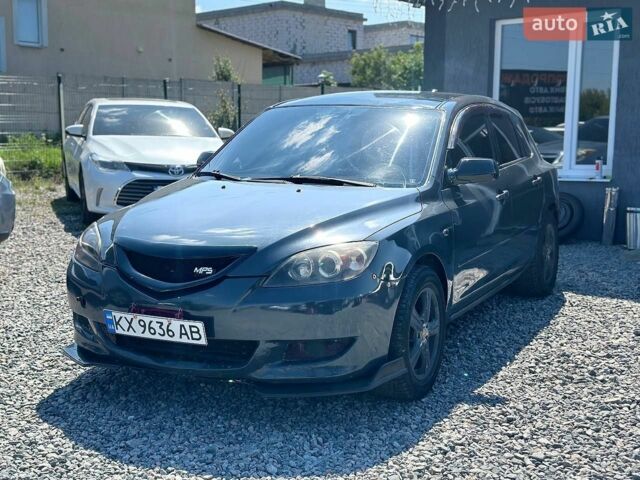 Серый Мазда 3, объемом двигателя 2 л и пробегом 300 тыс. км за 2500 $, фото 1 на Automoto.ua