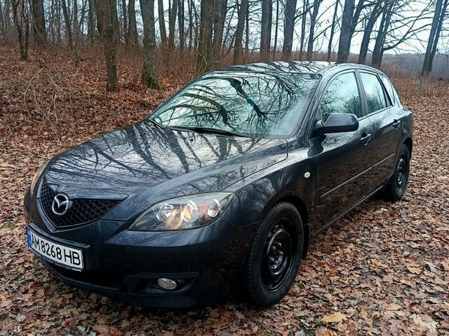 Серый Мазда 3, объемом двигателя 1.6 л и пробегом 228 тыс. км за 4550 $, фото 2 на Automoto.ua