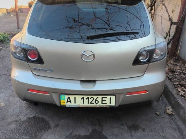 Серый Мазда 3, объемом двигателя 1.6 л и пробегом 185 тыс. км за 4200 $, фото 3 на Automoto.ua