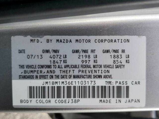 Серый Мазда 3, объемом двигателя 0 л и пробегом 130 тыс. км за 1200 $, фото 7 на Automoto.ua