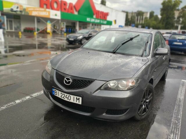 Серый Мазда 3, объемом двигателя 1.6 л и пробегом 27 тыс. км за 5200 $, фото 1 на Automoto.ua