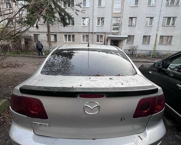 Серый Мазда 3, объемом двигателя 2 л и пробегом 268 тыс. км за 3650 $, фото 4 на Automoto.ua