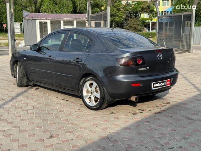 Серый Мазда 3, объемом двигателя 1.6 л и пробегом 217 тыс. км за 5690 $, фото 1 на Automoto.ua