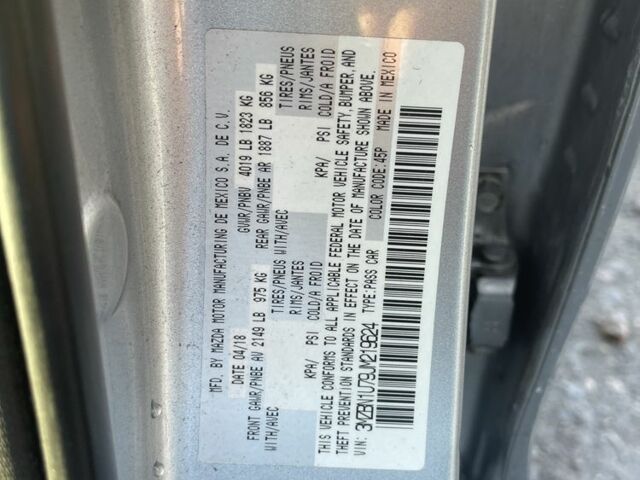 Серый Мазда 3, объемом двигателя 2 л и пробегом 170 тыс. км за 12300 $, фото 15 на Automoto.ua